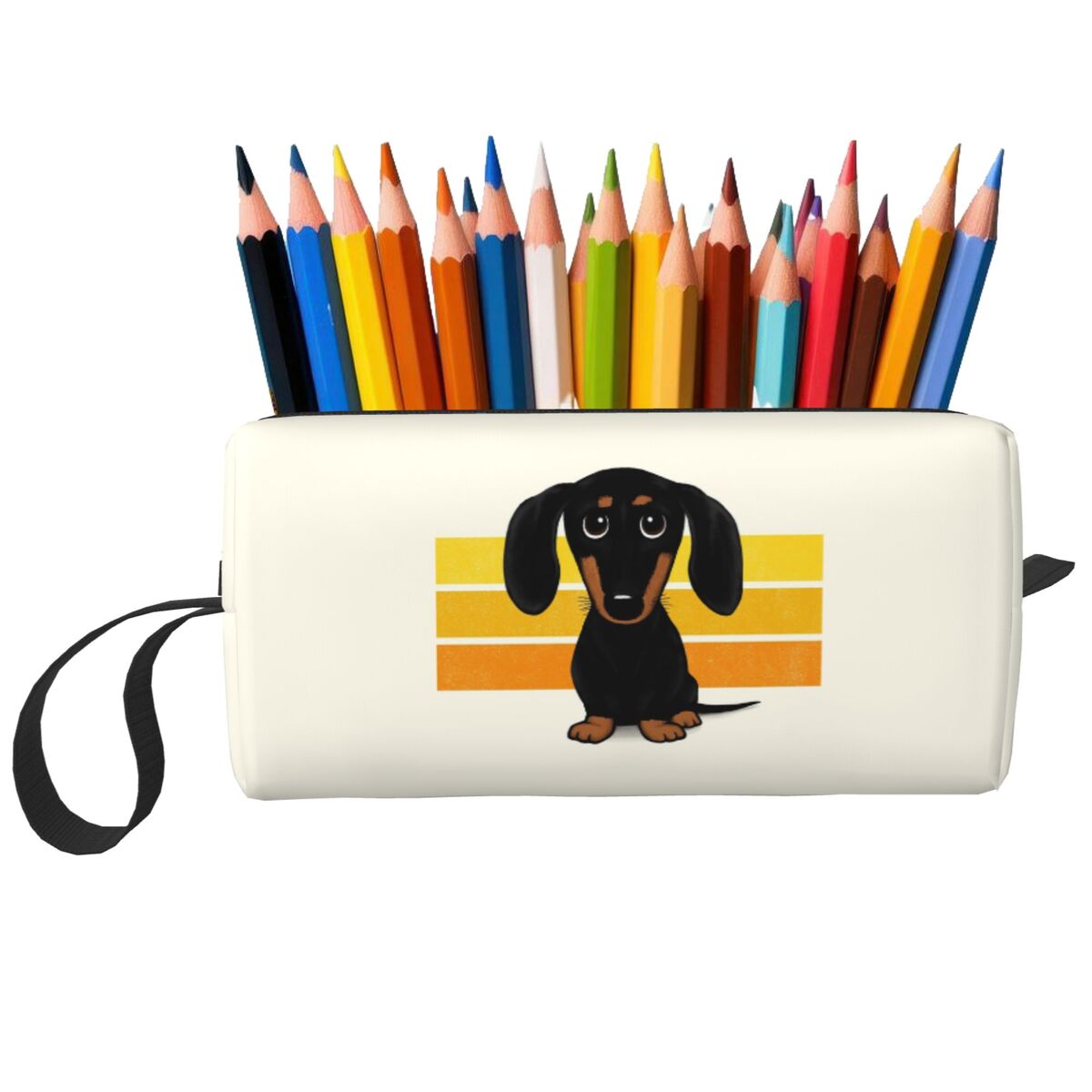 Tan Stationery & Office Supply - 귀여운 검정색과 황갈색의 부드러운 코팅 처리된
