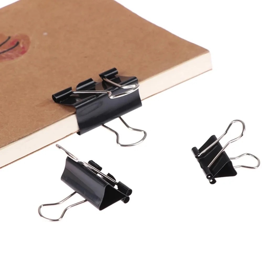Binder Clip Assorted - 10개입 금속 클립 19 25 32mm