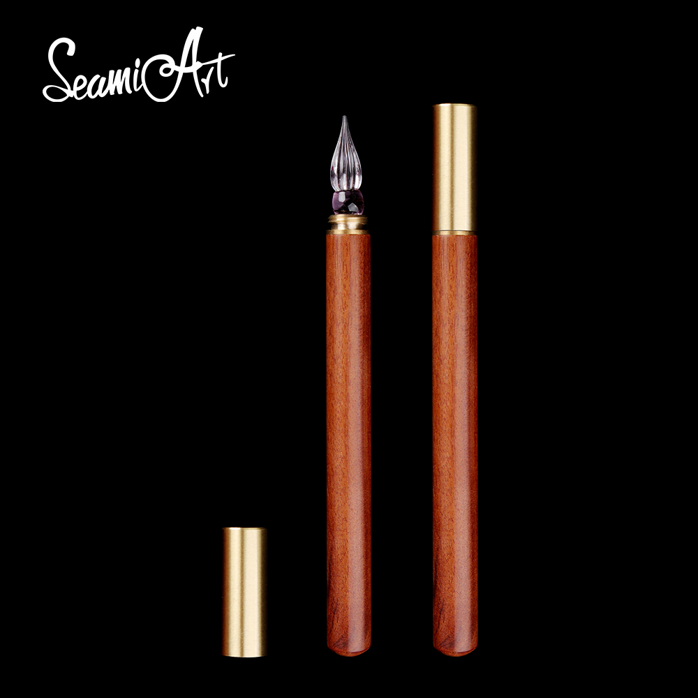 SeamiArt 1pc 서예 학생을위한 나무 손잡이 유 - Stationery Supplier 리뷰 및 가격