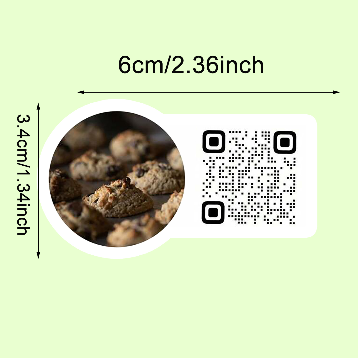 맞춤형 QR 코드 스티커 | 개인 로고가 들어간 흰색/ - Sticker Label Roll 리뷰 및 가격