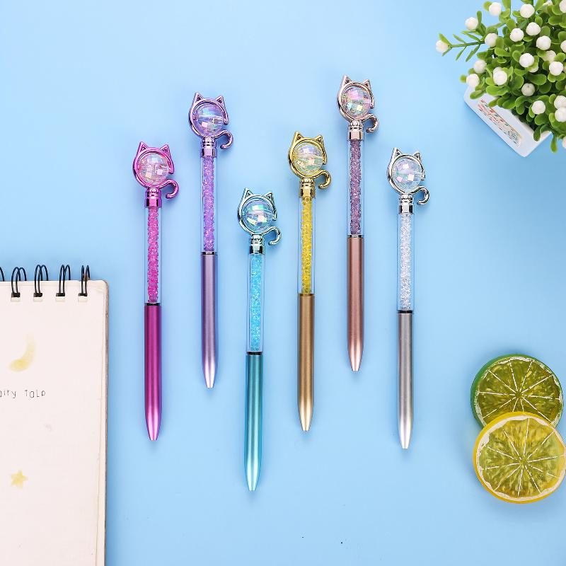 /KQM/2pc 크리 에이 티브 빛나는 라인스톤 펜 만 - Stationery Supplier 리뷰 및 가격
