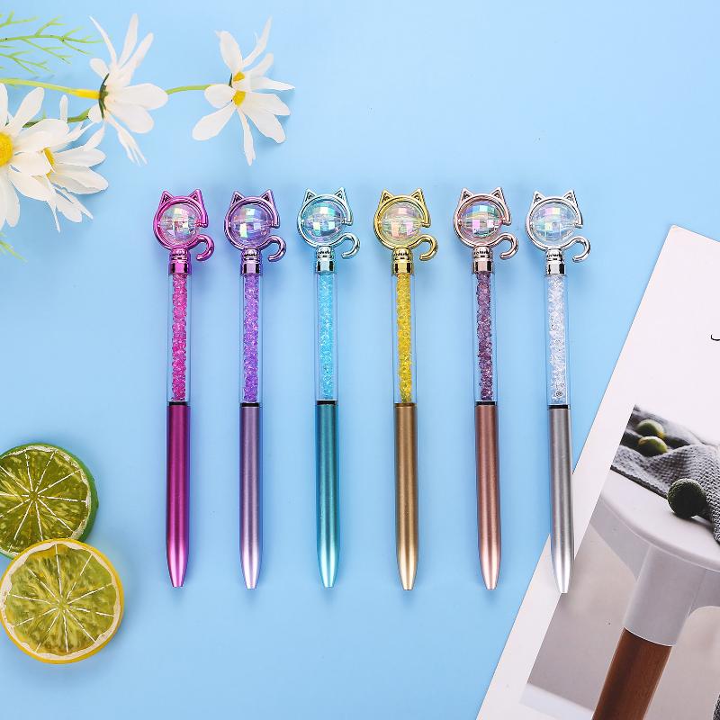 /KQM/2pc 크리 에이 티브 빛나는 라인스톤 펜 만 - Stationery Supplier 리뷰 및 가격
